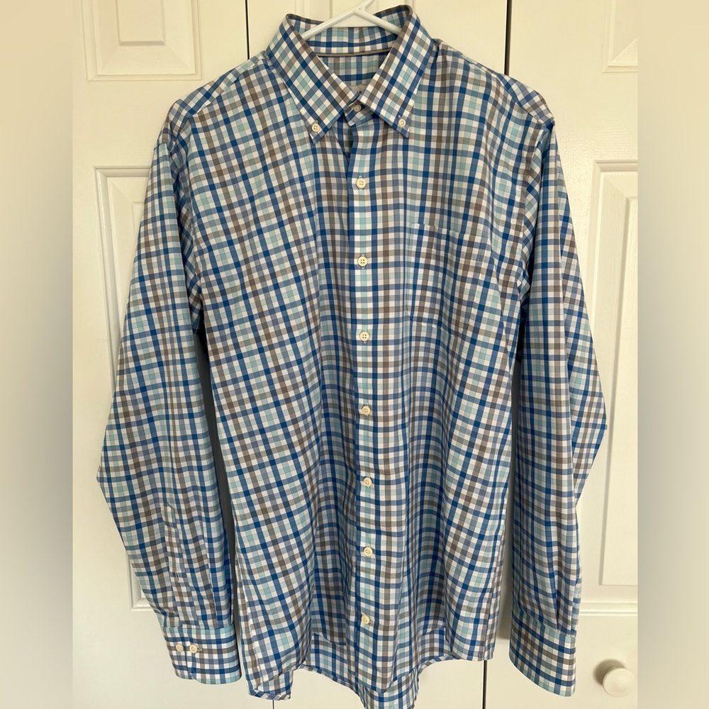 Peter Millar Mens long sleeve button down